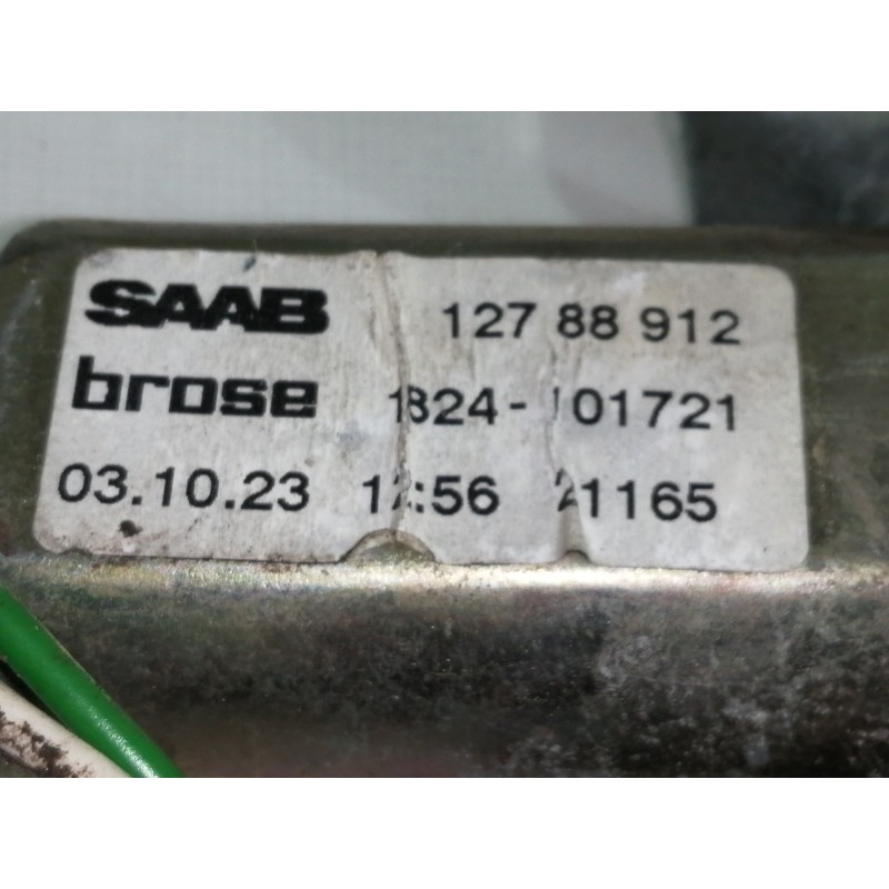 Recambio de elevalunas delantero derecho para saab 9-3 berlina 2.2 tid linear referencia OEM IAM 12788912 990392100 1824101721