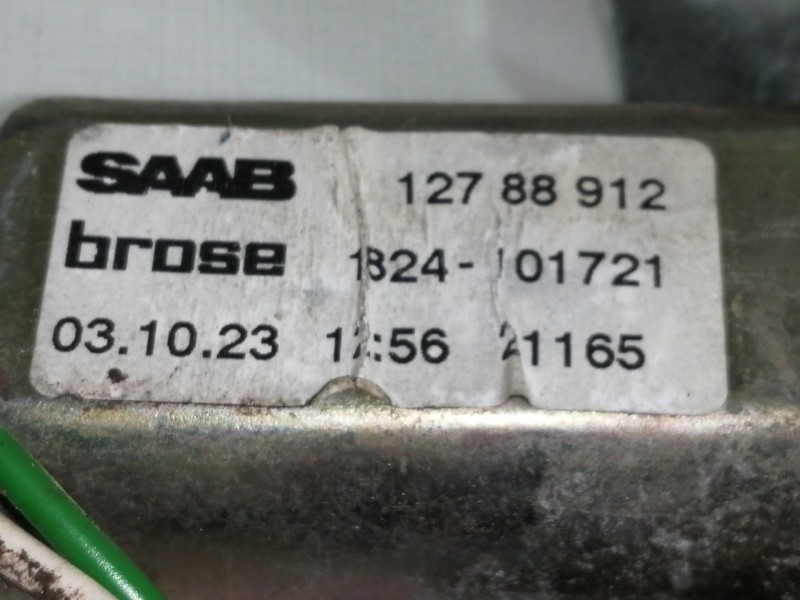 Recambio de elevalunas delantero derecho para saab 9-3 berlina 2.2 tid linear referencia OEM IAM 12788912 990392100 1824101721