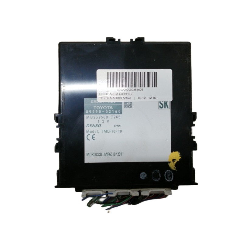 Recambio de modulo electronico para toyota auris active referencia OEM IAM 8999002160 MB2325007265 TMLF1010 