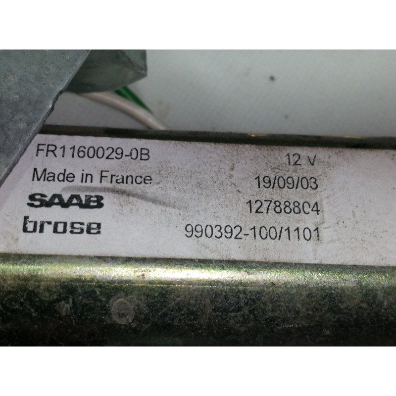 Recambio de elevalunas delantero derecho para saab 9-3 berlina 2.2 tid linear referencia OEM IAM 12788912 990392100 1824101721