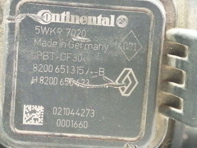 Recambio de caudalimetro para renault kangoo profesional referencia OEM IAM 8200651315B H8200655623 8200651315