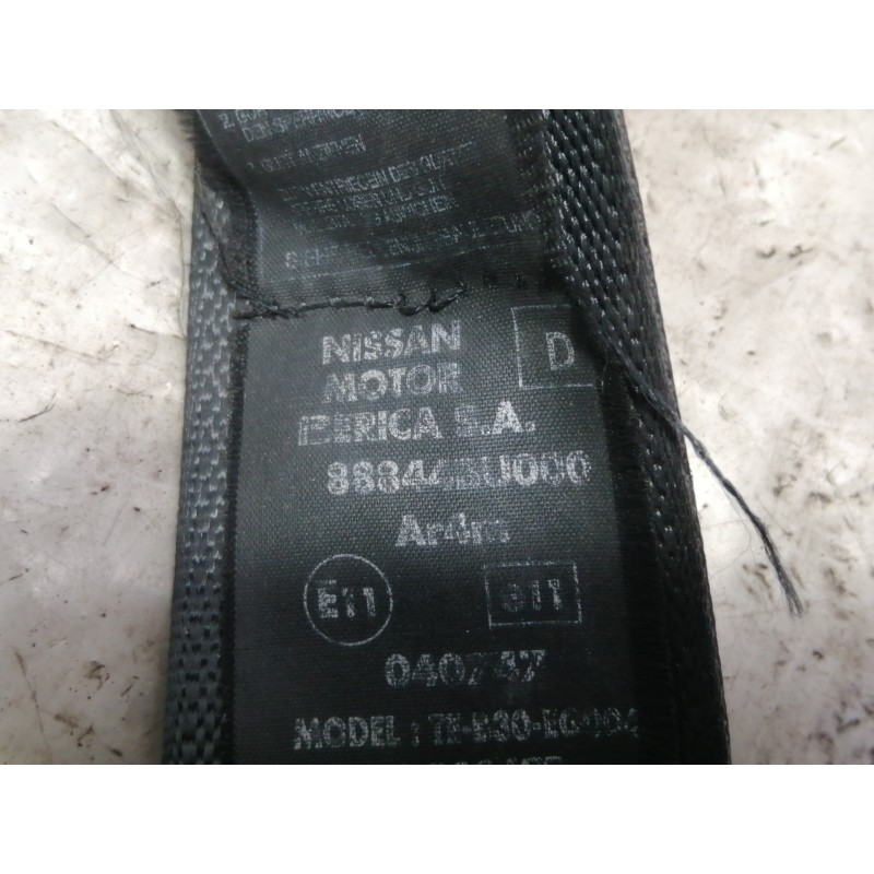 Recambio de cinturon seguridad trasero derecho para nissan almera tino (v10m) comfort referencia OEM IAM 88844BU000  