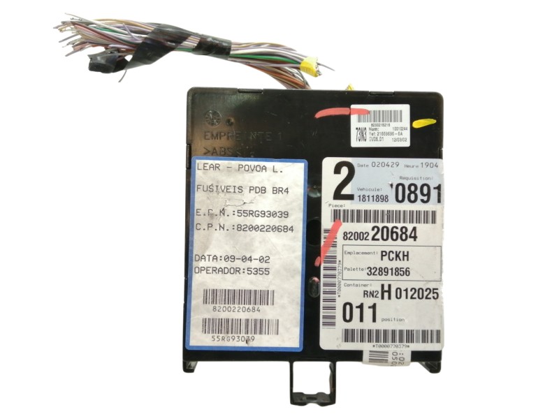 Recambio de caja reles / fusibles para renault vel satis (bj0) privilege referencia OEM IAM 216532948  