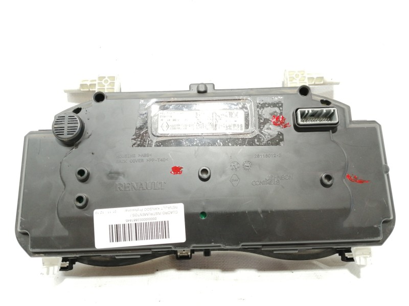 Recambio de cuadro instrumentos para renault kangoo profesional referencia OEM IAM 281180123  