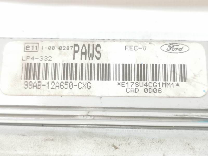 Recambio de centralita motor uce para ford focus berlina (cak) ambiente referencia OEM IAM 98AB12A650CXG  