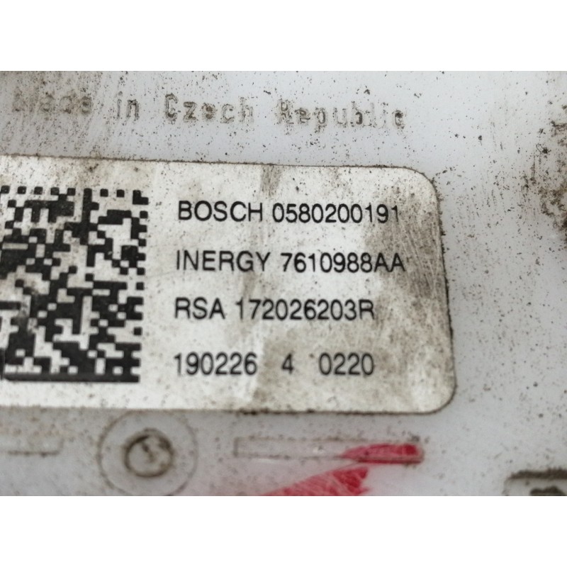 Recambio de aforador para renault megane iv berlina 5p limited referencia OEM IAM 0580200191  