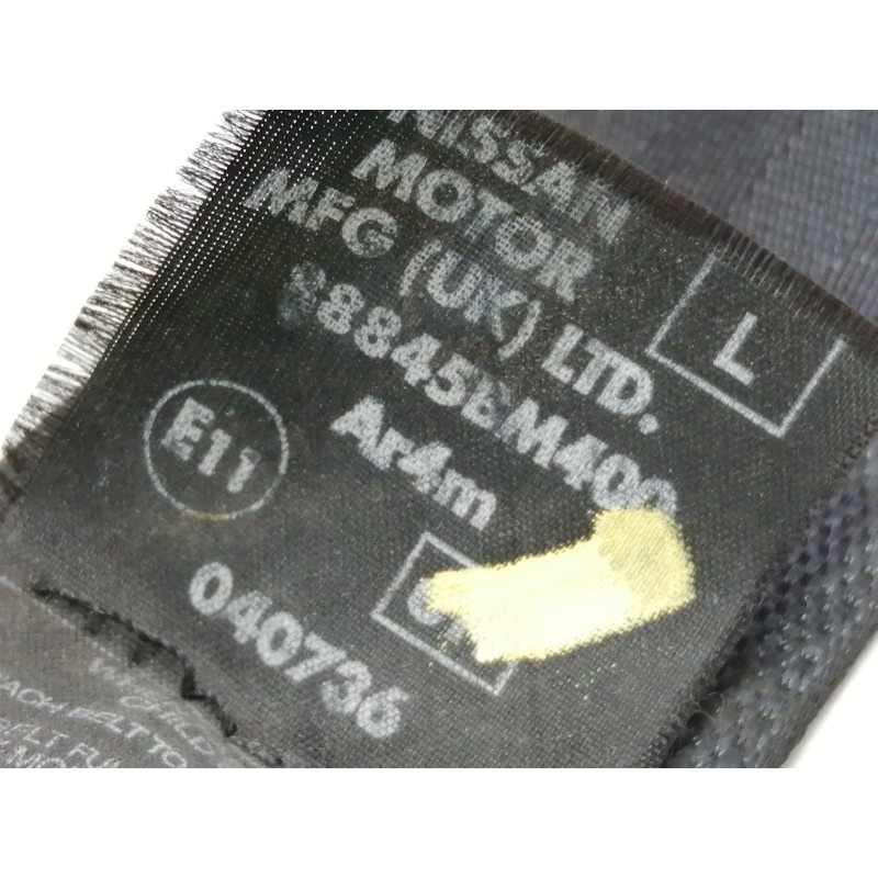 Recambio de cinturon seguridad trasero izquierdo para nissan almera (n16/e) 2.2 16v turbodiesel cat referencia OEM IAM 88845EM40