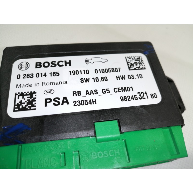 Recambio de sensor de aparcamiento para opel crossland x edition referencia OEM IAM 0263014165 9824532180 