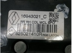 Recambio de cerradura puerta trasera derecha para renault megane iv berlina 5p limited referencia OEM IAM 825021410R   2