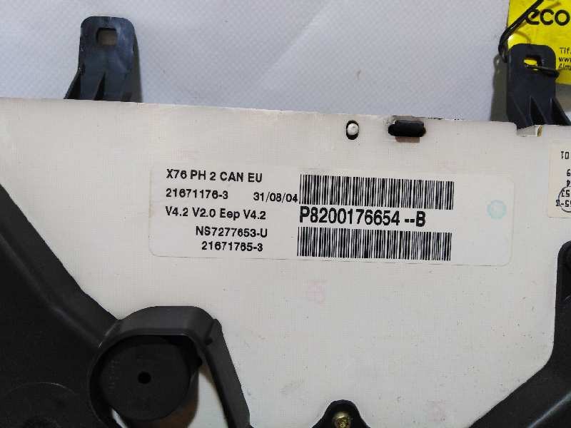 Recambio de cuadro instrumentos para nissan kubistar (x76) pro (l1) referencia OEM IAM P8200176654B  