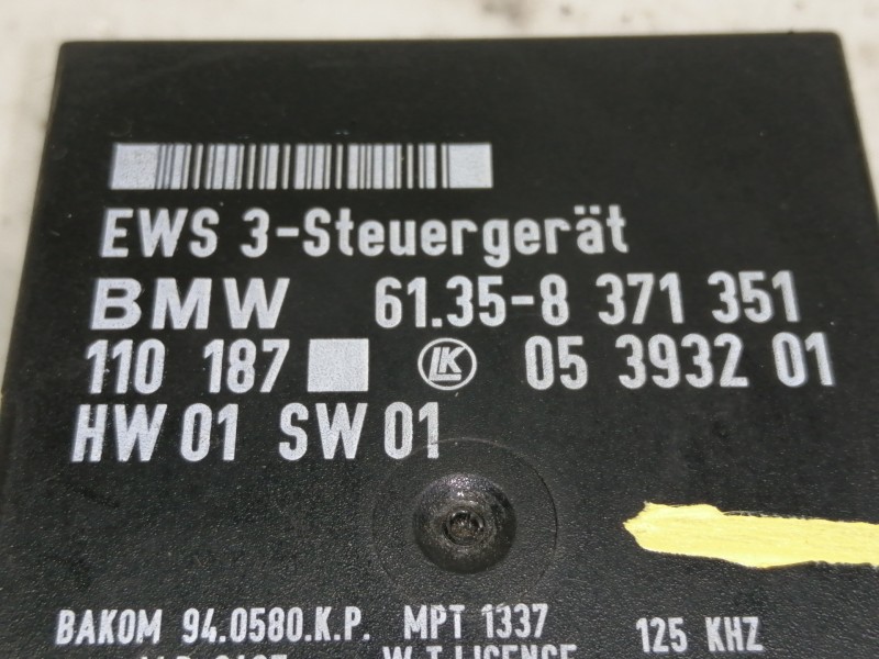 Recambio de modulo electronico para bmw serie 5 berlina (e39) 520i referencia OEM IAM 61358371351 110187 05393201