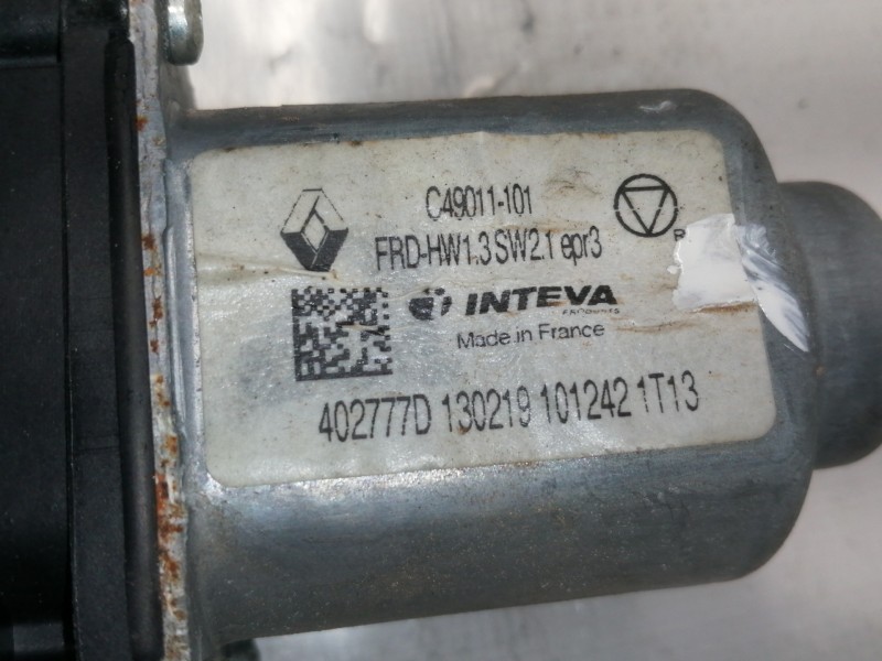 Recambio de elevalunas delantero derecho para renault megane iv berlina 5p limited referencia OEM IAM 807206746R  