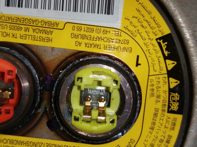 Recambio de airbag delantero izquierdo para mazda rx-8 (se) limited edition (170kw) referencia OEM IAM TKDAB0064  