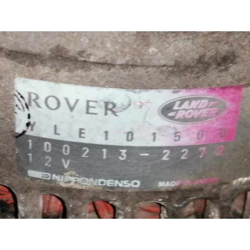 Recambio de alternador para mg serie 200 (rf) 220 sd (5-ptas.) referencia OEM IAM YLE101500  