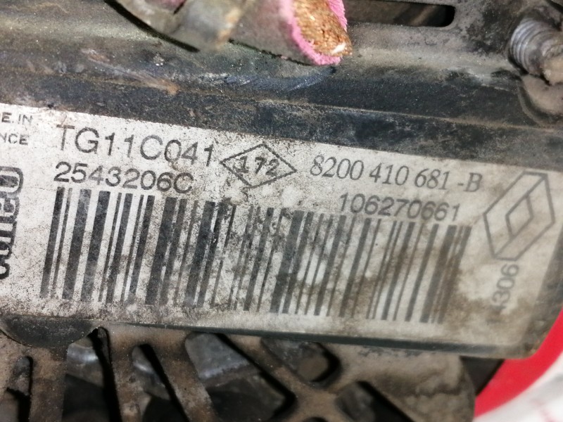 Recambio de alternador para renault scenic ii authentique referencia OEM IAM 8200410681B  