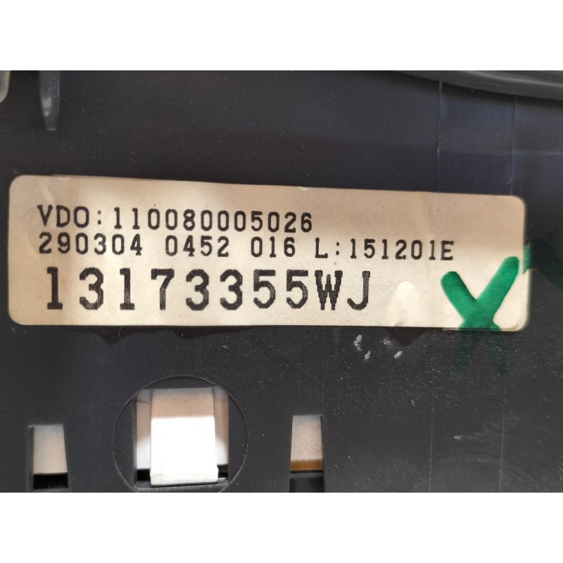 Recambio de cuadro instrumentos para opel corsa c blue line referencia OEM IAM 110080005026  