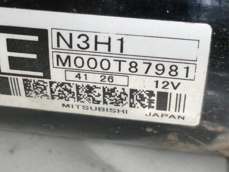 Recambio de motor arranque para mazda rx-8 (se) limited edition (170kw) referencia OEM IAM M000T87981  