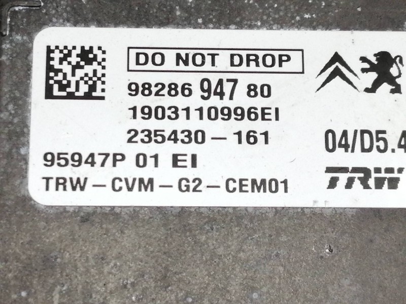 Recambio de modulo electronico para opel crossland x edition referencia OEM IAM 9828694780  