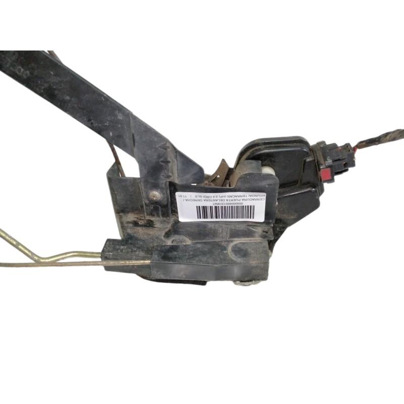 Recambio de cerradura puerta delantera derecha para hyundai terracan (hp) 2.9 crdi gls referencia OEM IAM   