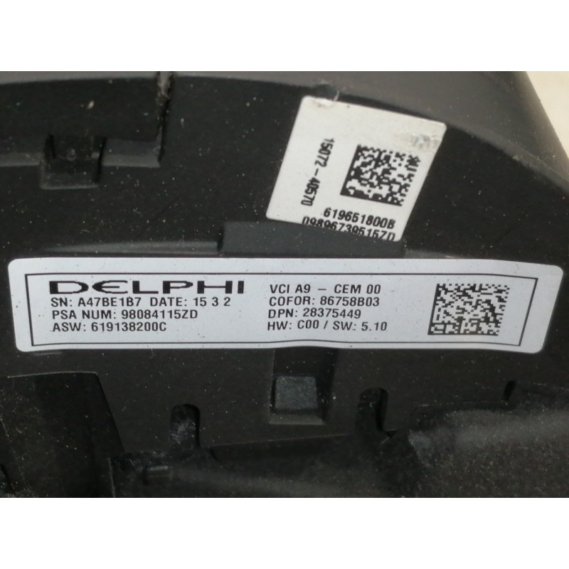 Recambio de volante para peugeot 2008 (--.2013) allure referencia OEM IAM 98084115ZD 619138200C A47BE1B7 86758B03 28375449 61965