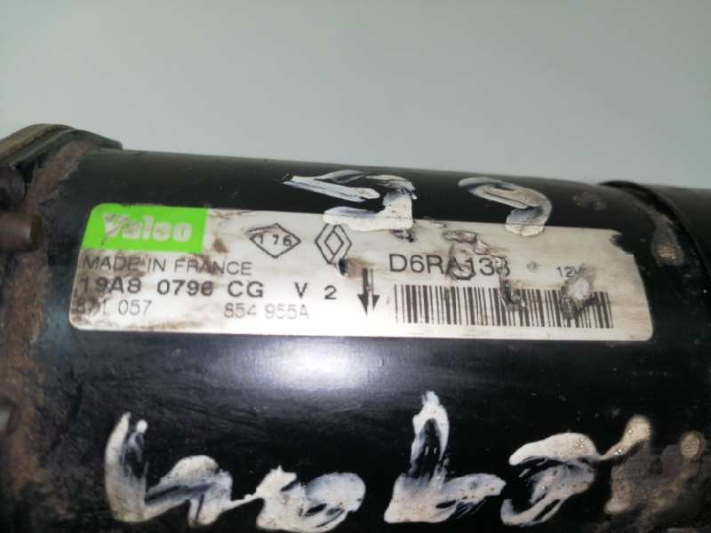 Recambio de motor arranque para renault megane i berlina hatchback (ba0) 1.6 referencia OEM IAM D6RA138 854955A 