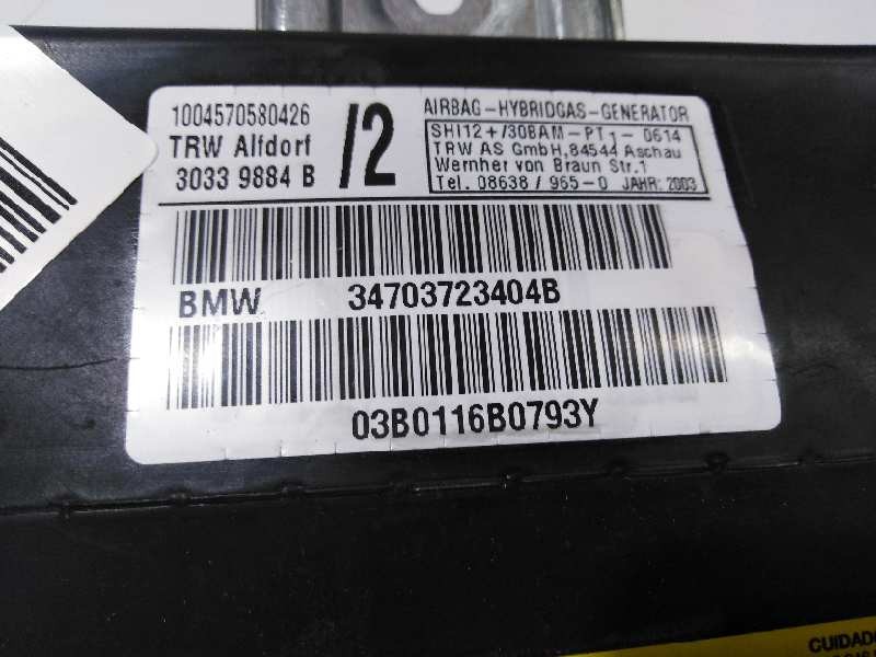 Recambio de airbag lateral delantero derecho para bmw x5 (e53) 4.4i automático referencia OEM IAM 100457058026  