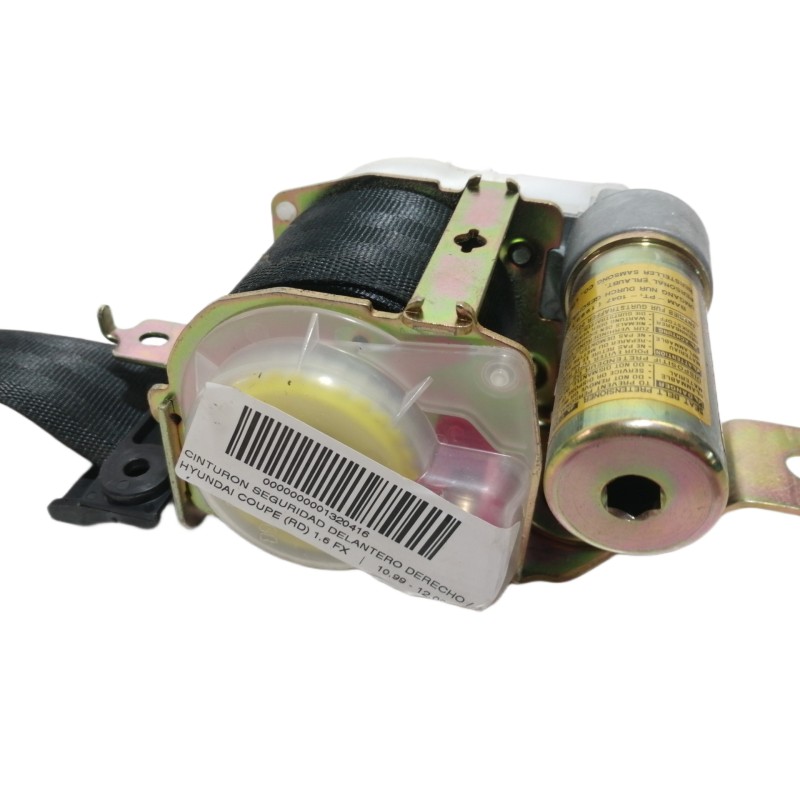 Recambio de cinturon seguridad delantero derecho para hyundai coupe (rd) 1.6 fx referencia OEM IAM 8888027802  