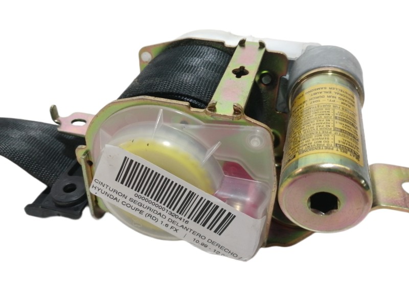 Recambio de cinturon seguridad delantero derecho para hyundai coupe (rd) 1.6 fx referencia OEM IAM 8888027802  