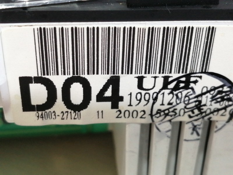 Recambio de cuadro instrumentos para hyundai coupe (rd) 1.6 fx referencia OEM IAM 9400327120 78806220 78816310