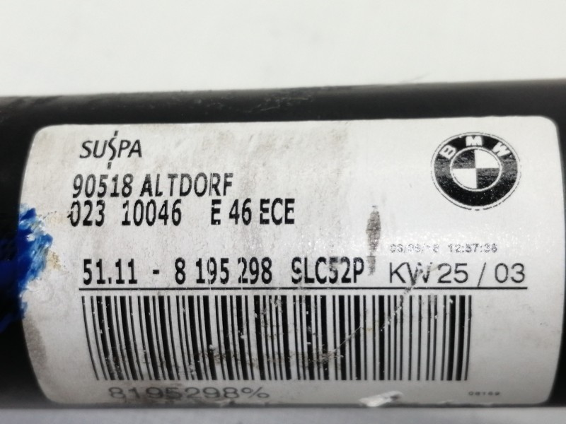 Recambio de refuerzo paragolpes delantero para bmw serie 3 compact (e46) 316ti referencia OEM IAM 51118195298 02310046 
