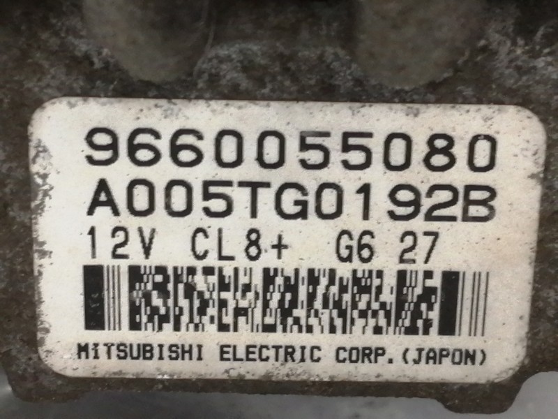Recambio de alternador para citroën c3 1.4 collection referencia OEM IAM 9660055080  