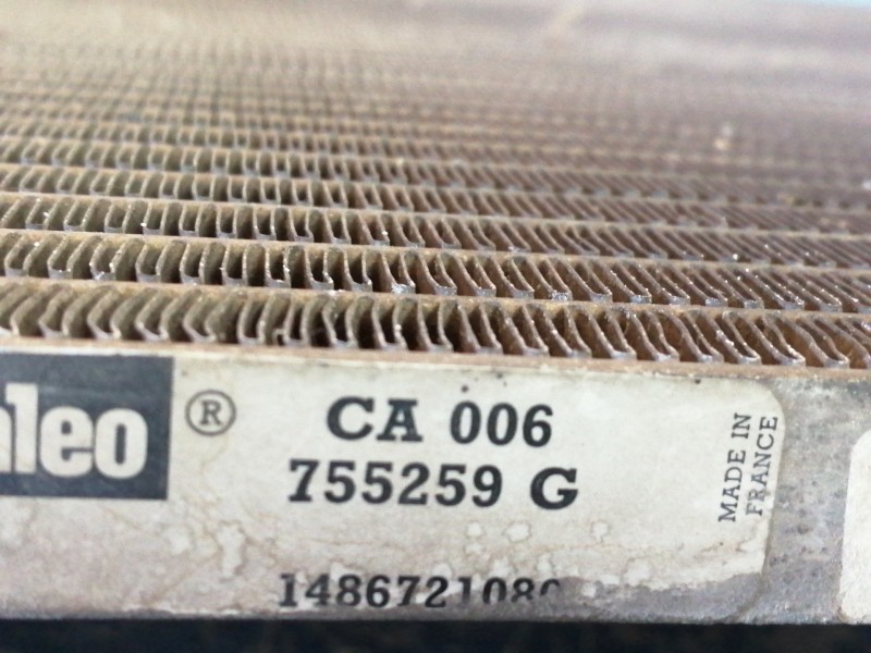 Recambio de condensador / radiador aire acondicionado para peugeot 806 st referencia OEM IAM CA006 755259G 1486721080