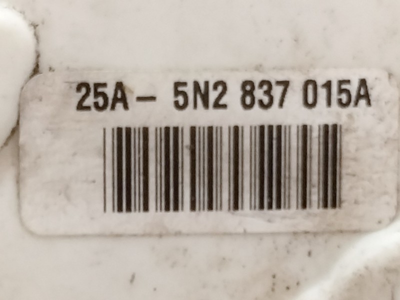 Recambio de cerradura puerta delantera izquierda para volkswagen tiguan (5n1) sport referencia OEM IAM 5N2837015A  