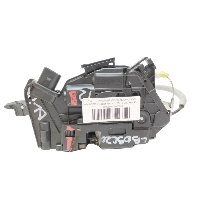 Recambio de cerradura puerta delantera izquierda para volkswagen tiguan (5n1) sport referencia OEM IAM 5N2837015A  