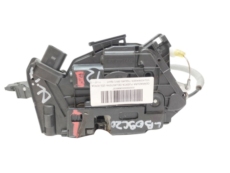 Recambio de cerradura puerta delantera izquierda para volkswagen tiguan (5n1) sport referencia OEM IAM 5N2837015A  