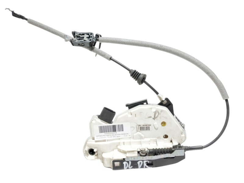 Recambio de cerradura puerta delantera derecha para volkswagen tiguan (5n1) sport referencia OEM IAM 5N2837016A  