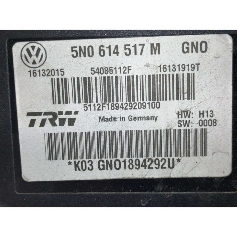 Recambio de abs para volkswagen tiguan (5n1) sport referencia OEM IAM 5N0614517M 54085112F 