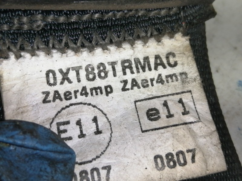 Recambio de cinturon seguridad delantero derecho para chrysler voyager (rg) 2.5 crd executive referencia OEM IAM 0XT88TRMAC  5 P