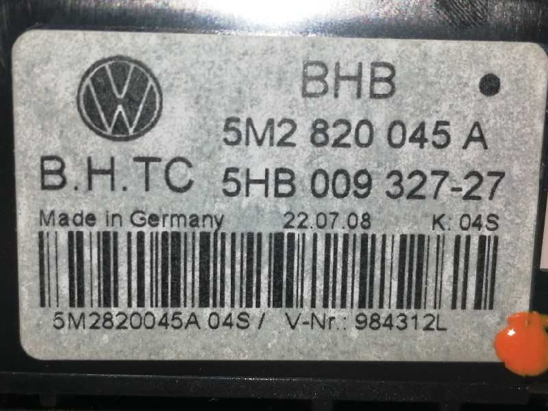 Recambio de mando calefaccion / aire acondicionado para volkswagen tiguan (5n1) sport referencia OEM IAM 5M2820045A 5HB00932727 