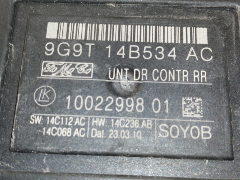Recambio de modulo electronico para ford mondeo ber. (ca2) trend x referencia OEM IAM 9G9T14B534AC  