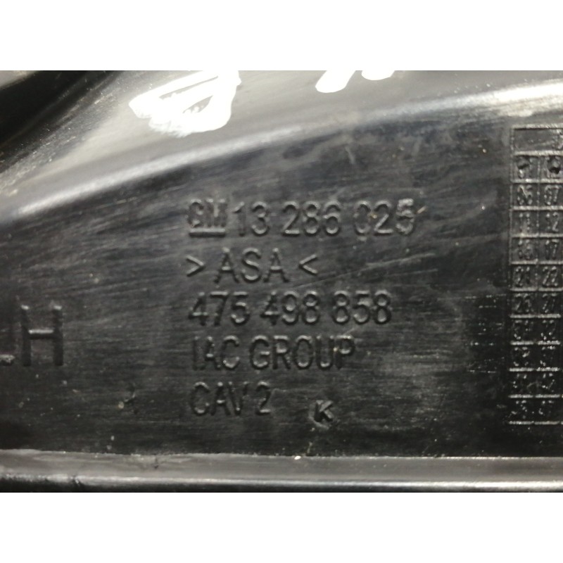 Recambio de rejilla paragolpes izquierda para opel corsa d expression referencia OEM IAM 13286025 475498858 