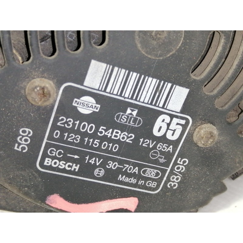 Recambio de alternador para nissan micra (k11) básico referencia OEM IAM 2310054B62  