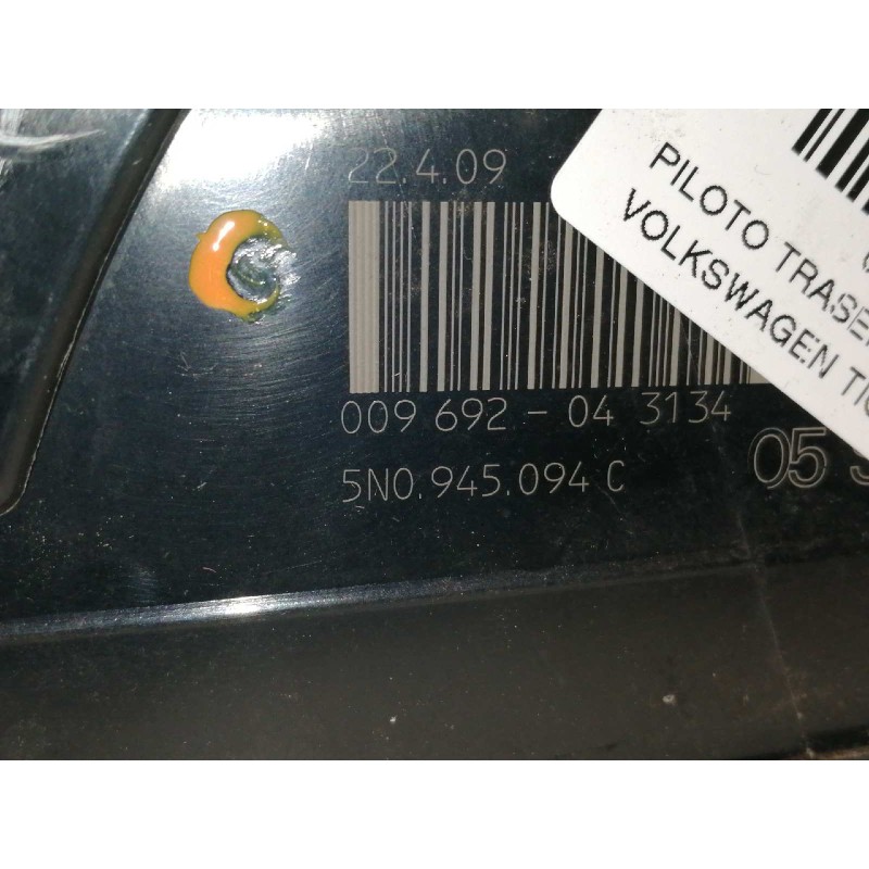 Recambio de piloto trasero derecho interior para volkswagen tiguan (5n1) sport referencia OEM IAM 5N0945094  
