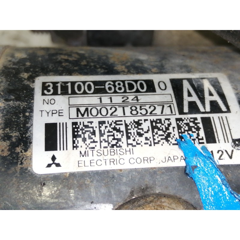 Recambio de motor arranque para suzuki grand vitara 5 puertas sq (ft) 2.0 turbodiesel cat referencia OEM IAM 3110068D0 M002T8527