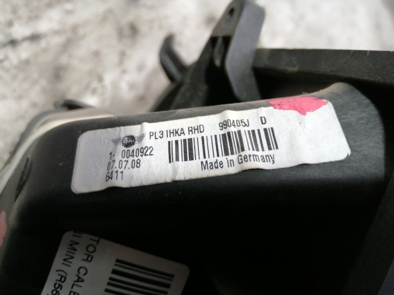 Recambio de motor calefaccion para mini mini (r56) cooper d referencia OEM IAM 990405J  