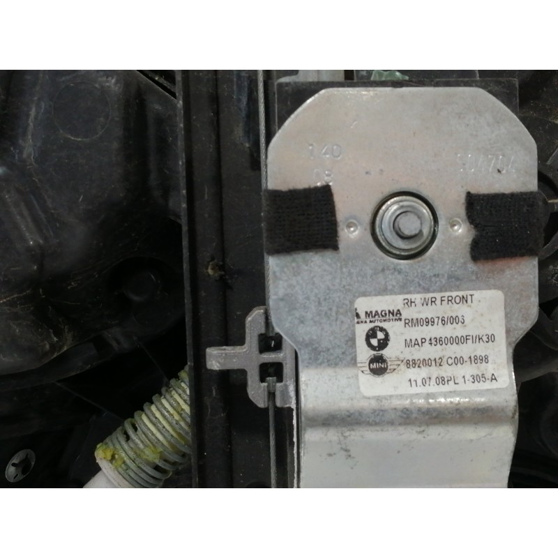 Recambio de elevalunas delantero derecho para mini mini (r56) cooper d referencia OEM IAM 8820012C001898  