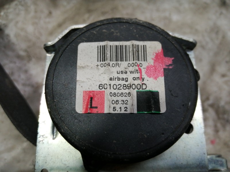 Recambio de cinturon seguridad delantero izquierdo para mini mini (r56) cooper d referencia OEM IAM 601028900D  