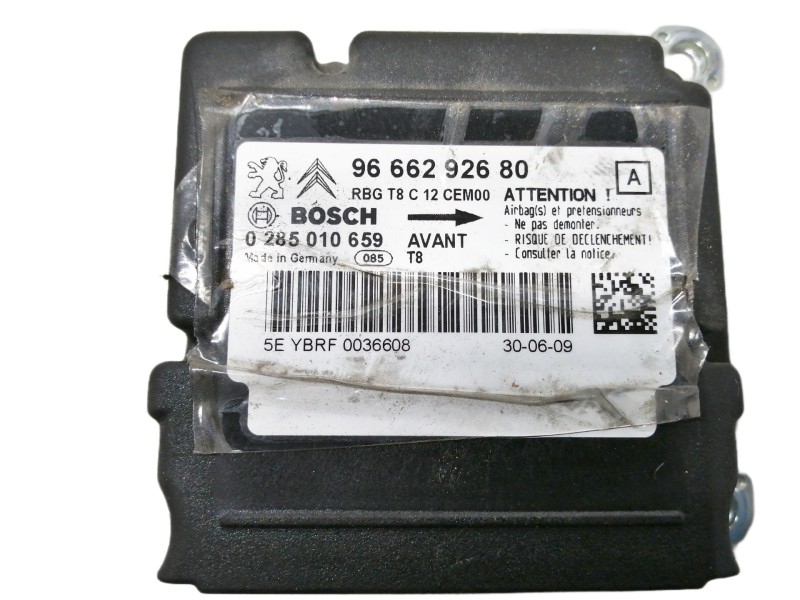 Recambio de centralita airbag para peugeot 5008 confort referencia OEM IAM 9666292680 0285010659 