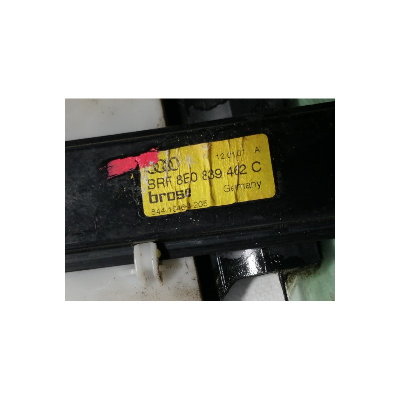 Recambio de elevalunas trasero derecho para audi a4 avant (8e) 2.0 tdi referencia OEM IAM 8E0839462C  