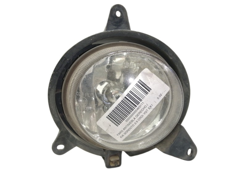 Recambio de faro antiniebla derecho para kia sorento 2.5 crdi vgt ex1 referencia OEM IAM   